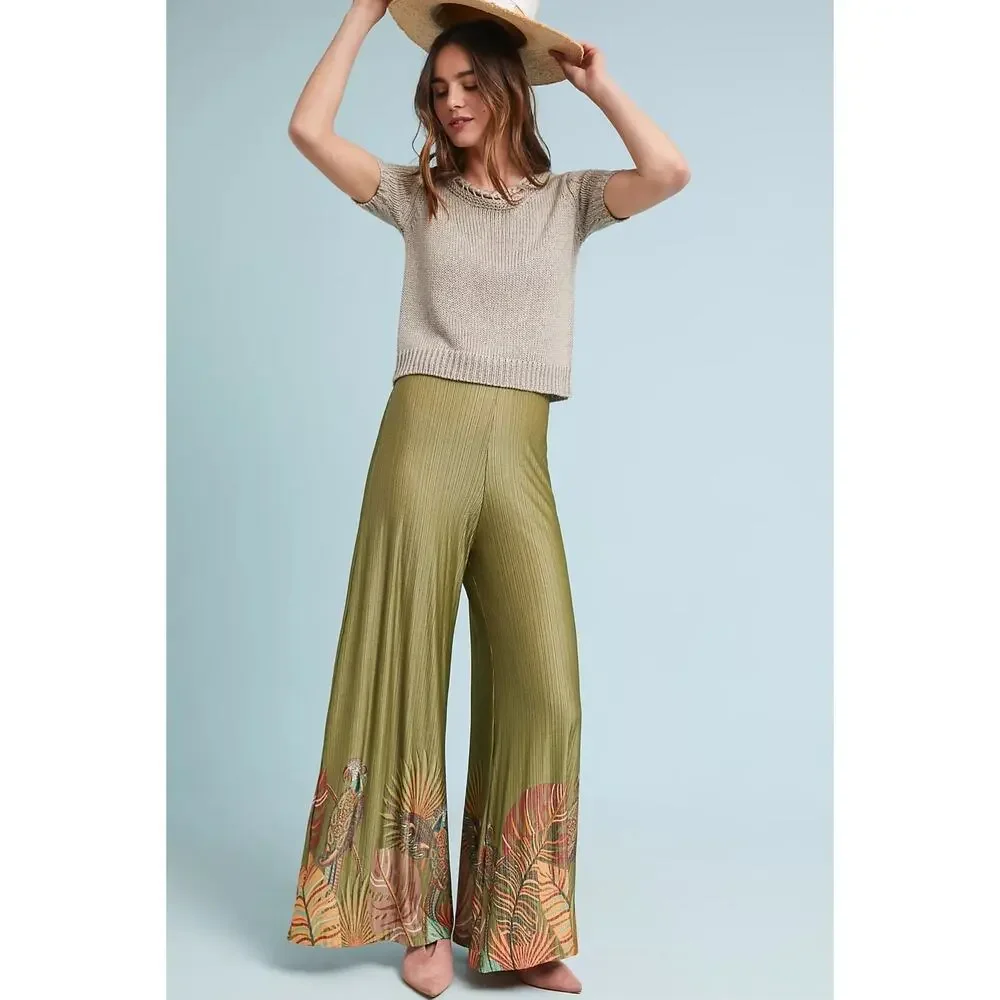 FARM RIO | Guadeloupe‎ Wide Leg Pants | M